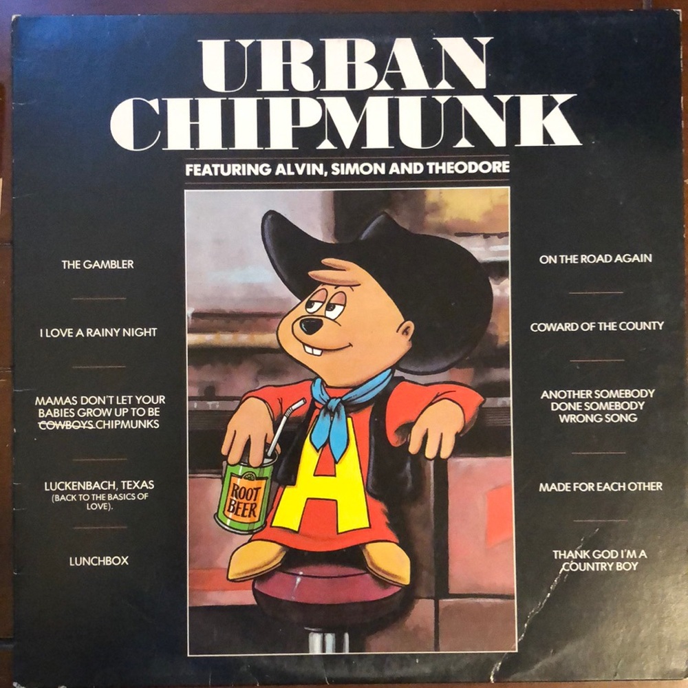 Ross Bagdasarian Sr. aka David Seville Urban Chipmunk Vinyl Lp '81